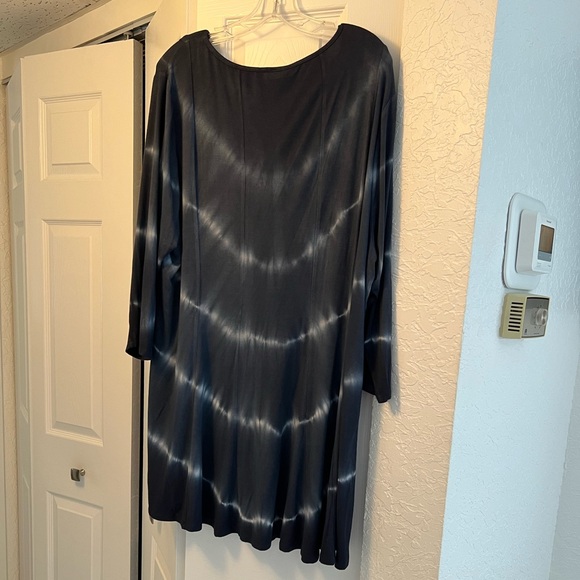 EVANS by CITY CHIC BOHO SZ 20 TIE DYE LONG SLEEVE TUNIC - Picture 1 of 6